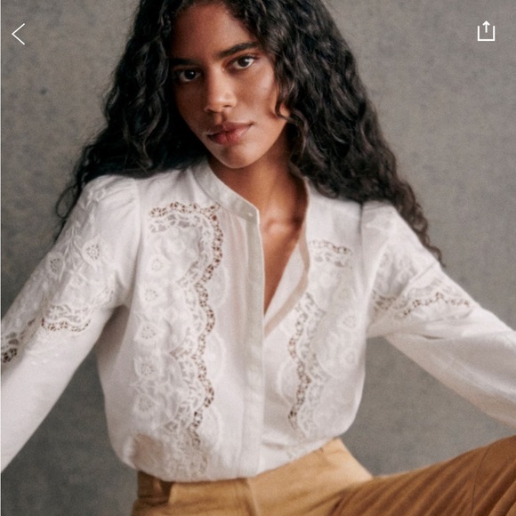 Sezane Tops - Sezane Honey Shirt. NWOT